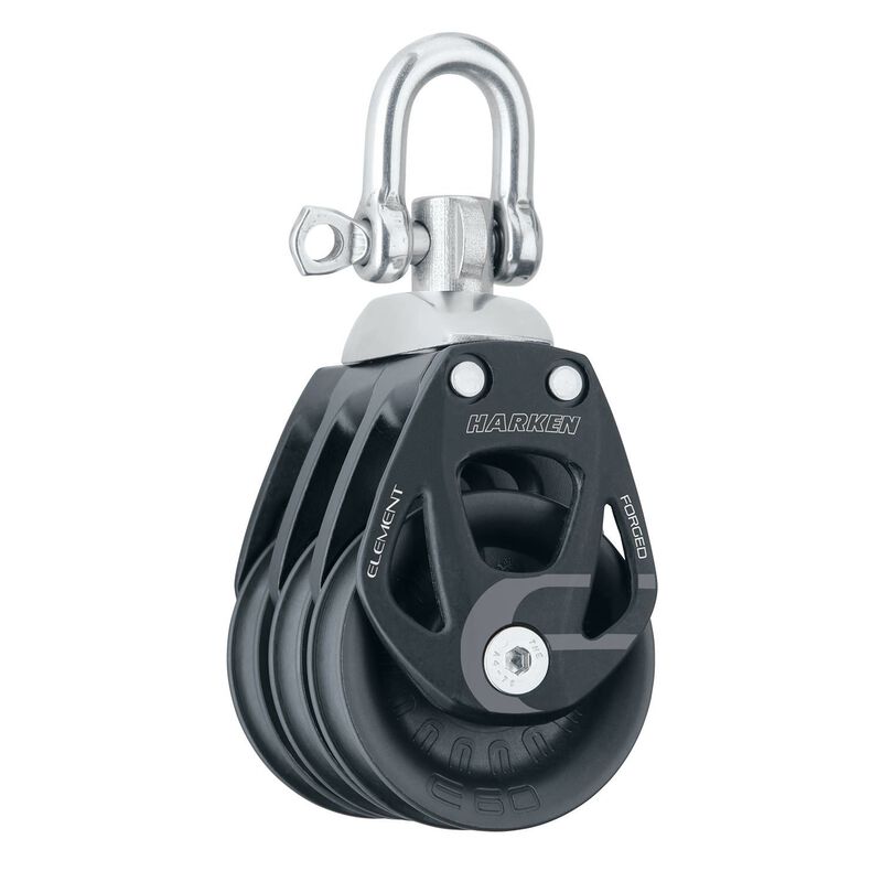 60 mm Element Triple Block with Swivel/Locking Shackle image number 0