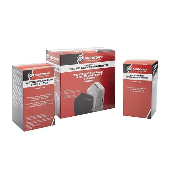 V12 500-600hp Verado 200 Hour Maintenance Kit image number 2