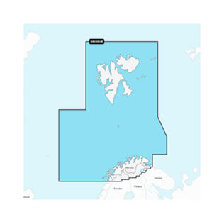 Garmin Navionics+ EU054R Norway, Vestfjorden to Svalbard, Electronic Chart