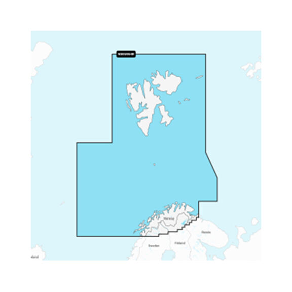 Garmin Navionics+ EU054R Norway, Vestfjorden to Svalbard, Electronic Chart image number 0