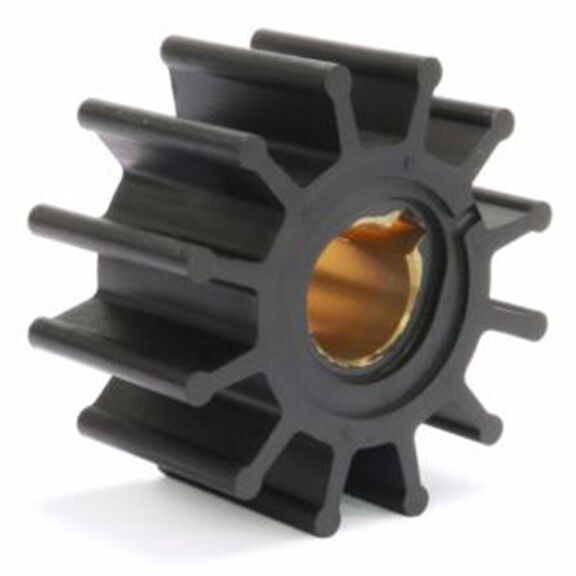 Neoprene Impeller, 2-1/4" x 1-1/4" x 5/8", 3 Drive, Brass Insert, 12 Blades image number 0