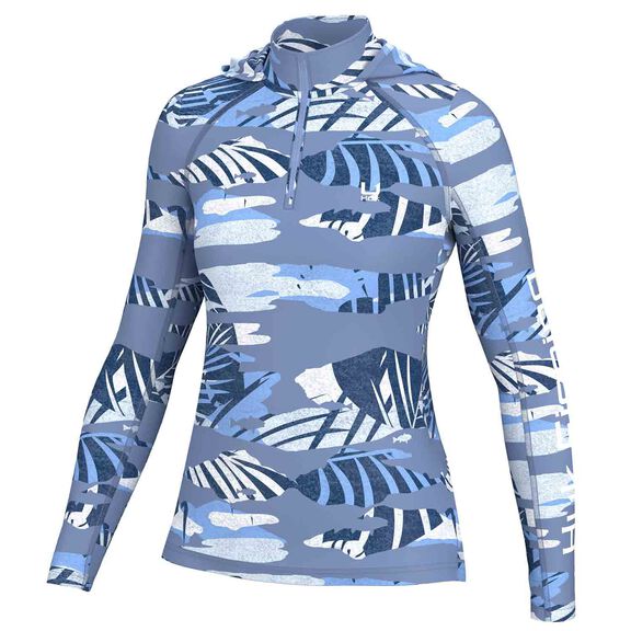 Women's Icon Tropicamo Hooded Shirt image number 0