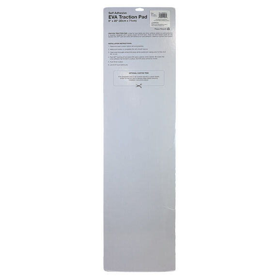 EVA Foam Traction Pad Faux Teak 28" x 8" image number 1