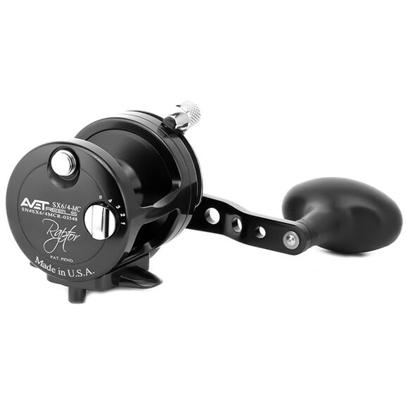 SX 6/4 Raptor 2-Speed Lever Drag Casting Reel image number 2