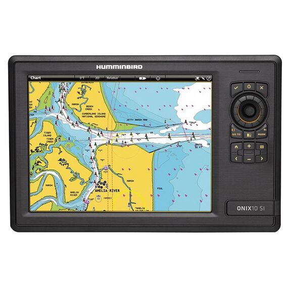 ONIX10ci NT SI Fishfinder/Chartplotter Combo with Transom Mount Transducer and TriFuel Charts image number 0