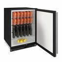 24" Stainless Solid Door Refrigerator image number 1