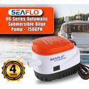 SEAFLO 750 GPH 24V Automatic Submersible Bilge Pump with Float Switch image number 2