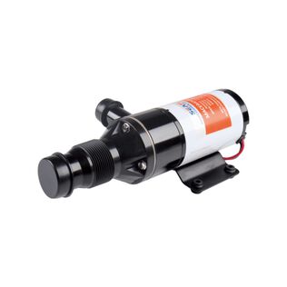 SEAFLO 01 Series 12V Macerator Pump &ndash; 12 GPM, Self-Priming, Run-Dry Safe, Anti-Clog, Heavy-Duty for RV, Boat & Marine &ndash; CE & RoHS Certified