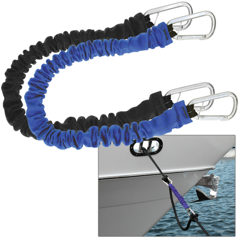 Davis Instruments 20" Shockles LineSnubber, Blue | by West Marine