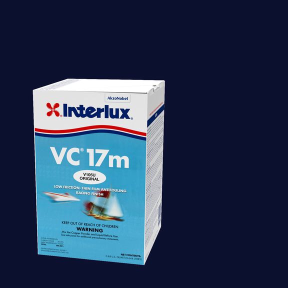 VC 17m Antifouling Paint, Blue, Quart image number 0