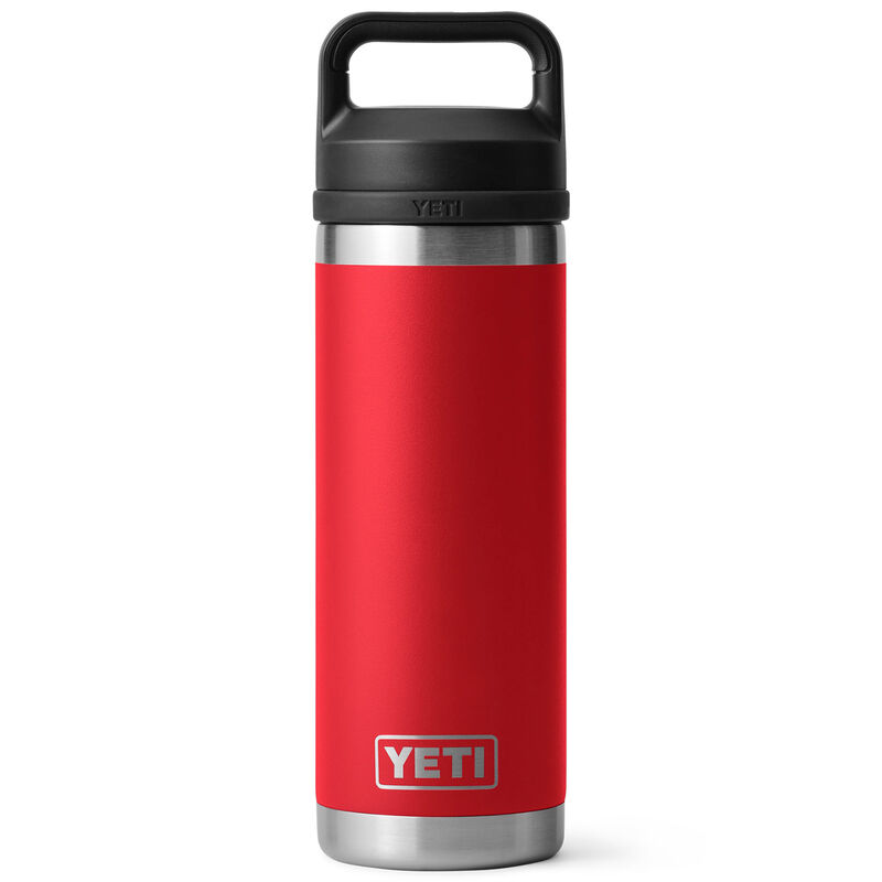 Yeti - 18 oz Rambler Bottle with Chug Cap Rescue Red