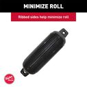 22" X 6.5" Storm Gard Boat Fender, Black Onyx image number 3
