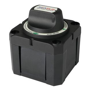 SEAFLO 300A 4-Position Dual Battery Selector Switch Black