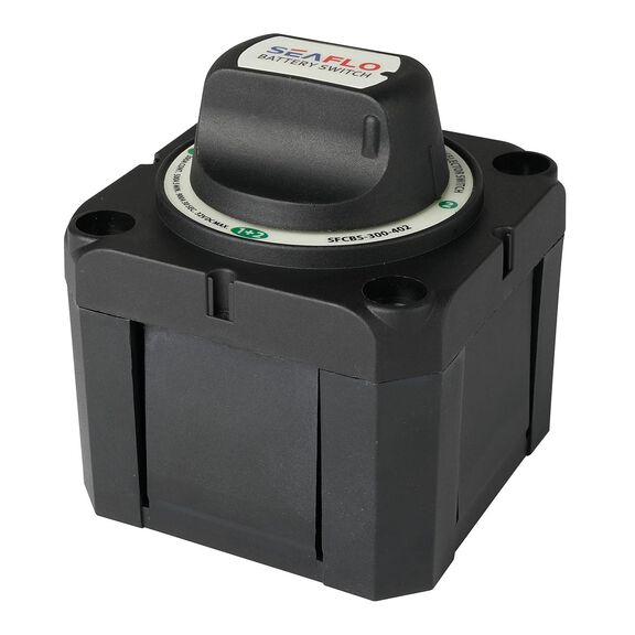 SEAFLO 300A 4-Position Dual Battery Selector Switch Black image number 0