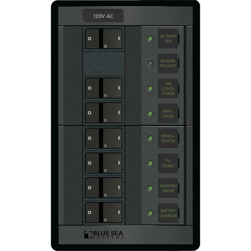 120V AC Main Panel + 6 Positions