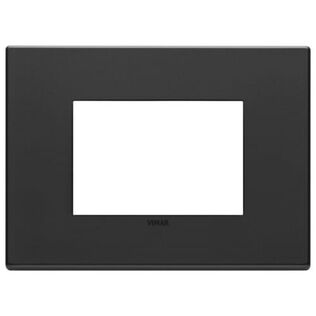 Vimar VMP22653.03INT Eikon Total Look 3-Module Cover Plate, Lava Grey, Interior