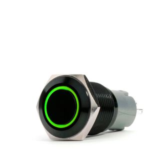 Marine Sport Lighting 19mm Two Position Switch, Green