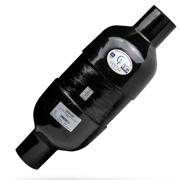 Centek Marine Vernatone Round Wet Exhaust Muffler, 5.00" Inlet/Outlet - Starboard image number 0