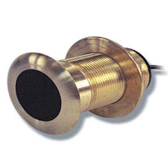 B117 Low Profile Thru-Hull Dual Frequency Transducer image number 0