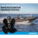 Nemesis 4-Blade Aluminum Propeller, 14" dia x 19" pitch, Right Hand image number 4