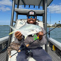 7'6" Carbon Elite Full Grip Inshore Spinning Rod, Heavy Power image number 4