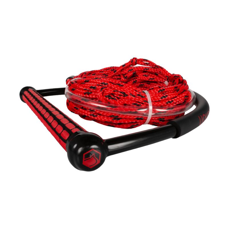 Liquid Force TR9 Wakeboard Handle with Static Line Combo, in Red | by West Marine