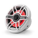 M6-650X-S-GwGw-i&nbsp;6.5" Marine Coaxial Speakers, White Sport Grilles with RGB LED Lighting image number 1