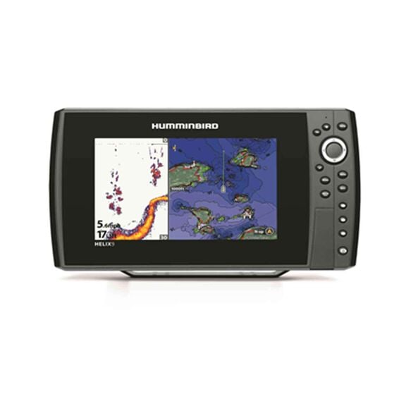 Helix 9 Fishfinder/GPS Chartplotter Combo with Transom Mount Transducer and ContourXD&trade; Inland Charts image number 0