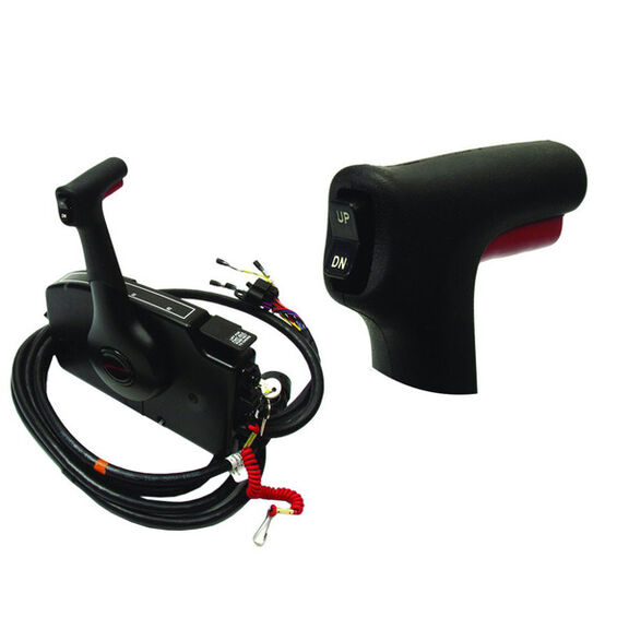 QuickSilver&trade; Side Mount Remote Control with Trim, 14-Pin image number 0