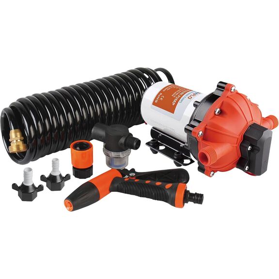 SEAFLO 55 Series 12V Washdown Pump Kit &ndash; 5.5 GPM, 70 PSI, Heavy-Duty for RV, Boat, Marine & Yacht image number 0