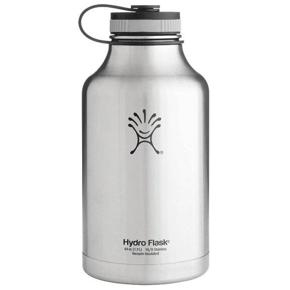 HYDRO FLASK Beer Growler, 64 Stainless Steel