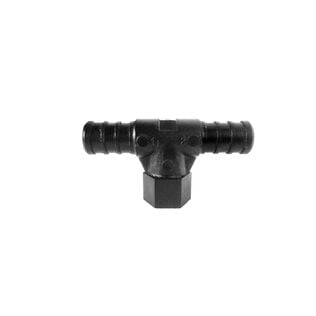 1/2" x 1/2" x 1/8 FPT Barb Tee