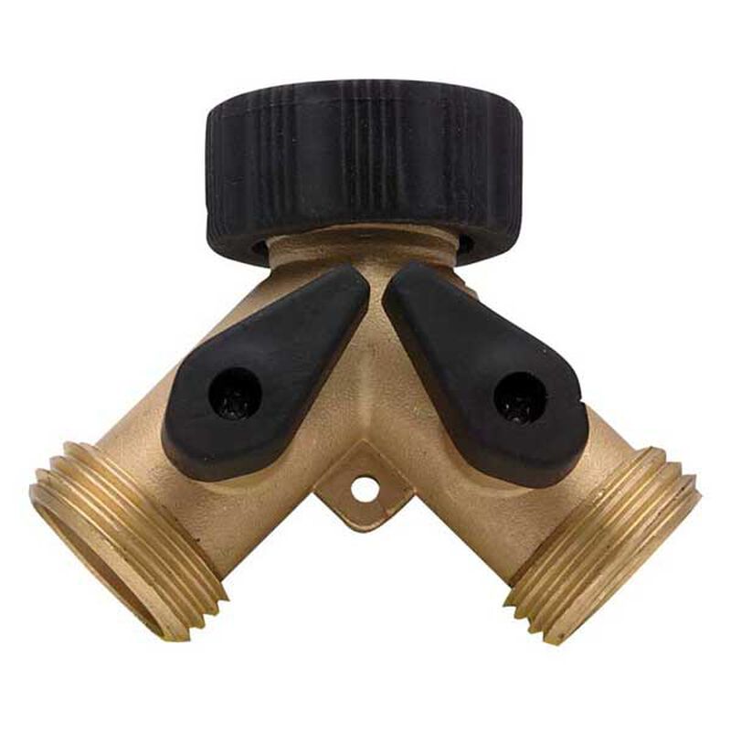 Heavy-Duty Brass Shut-Off Valve, Two-Way image number 0