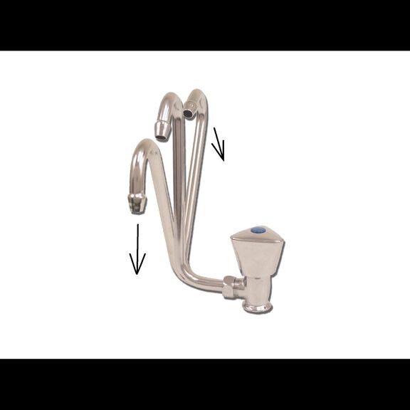 Scandvik #10089P Folding Cold Water Tap image number 1