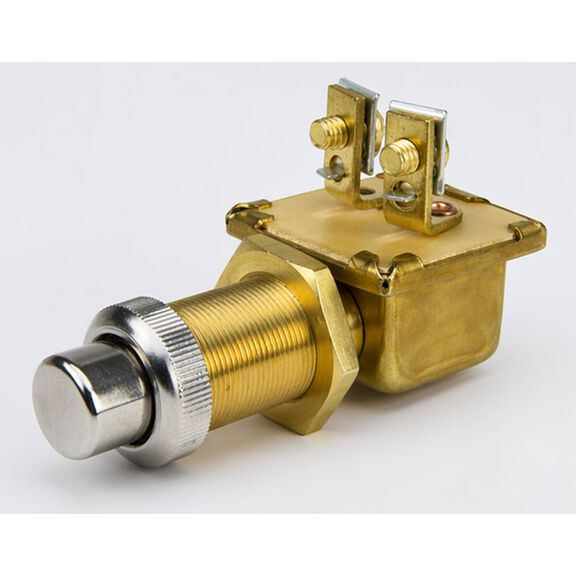 Moisture Sealed Push Button Switch Off/(On) 2 Position, SPST image number 0