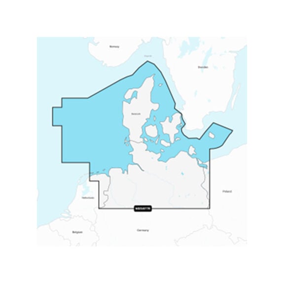 Navionics+ EU077R Denmark and Germany, North, Electronic Chart image number 0