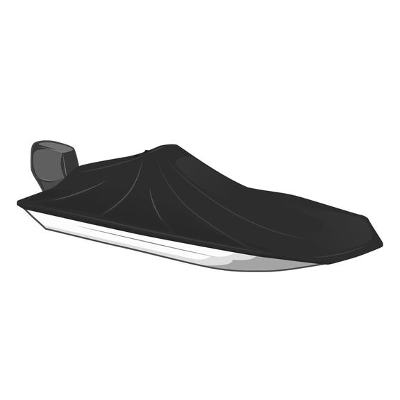 Select Fit Boat Cover for V-Shaped Jon Boat  - 14ft6in-15ft5in BEAM 75in- Sharkskin Plus - Sharkskin Blue image number 0