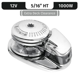Lofrans Project 1000/X2 Low Profile Vertical Electric Windlass Gypsy Only, 5/16" HT (G4), 12V DC, 1000W
