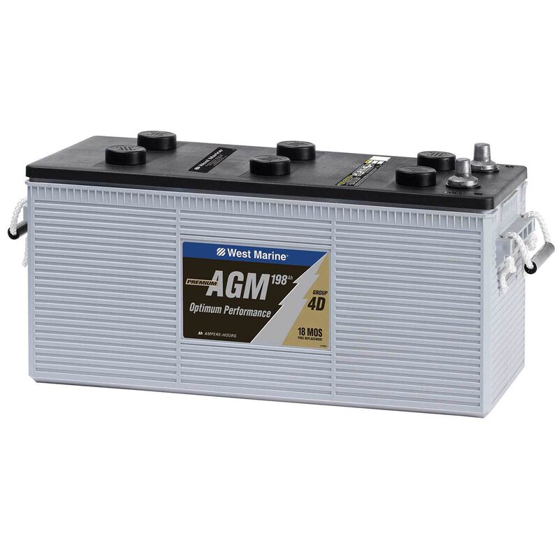 Group 4D Dual-Purpose AGM Battery, 198 Amp Hours image number null
