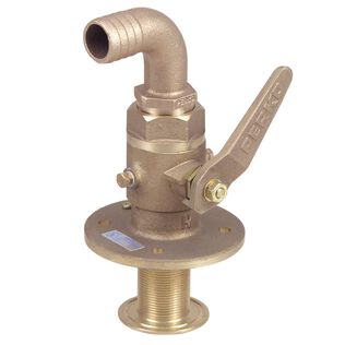 PERKO&reg; Seacocks with 90&deg; Hose Adapter (Ball Valve Design)