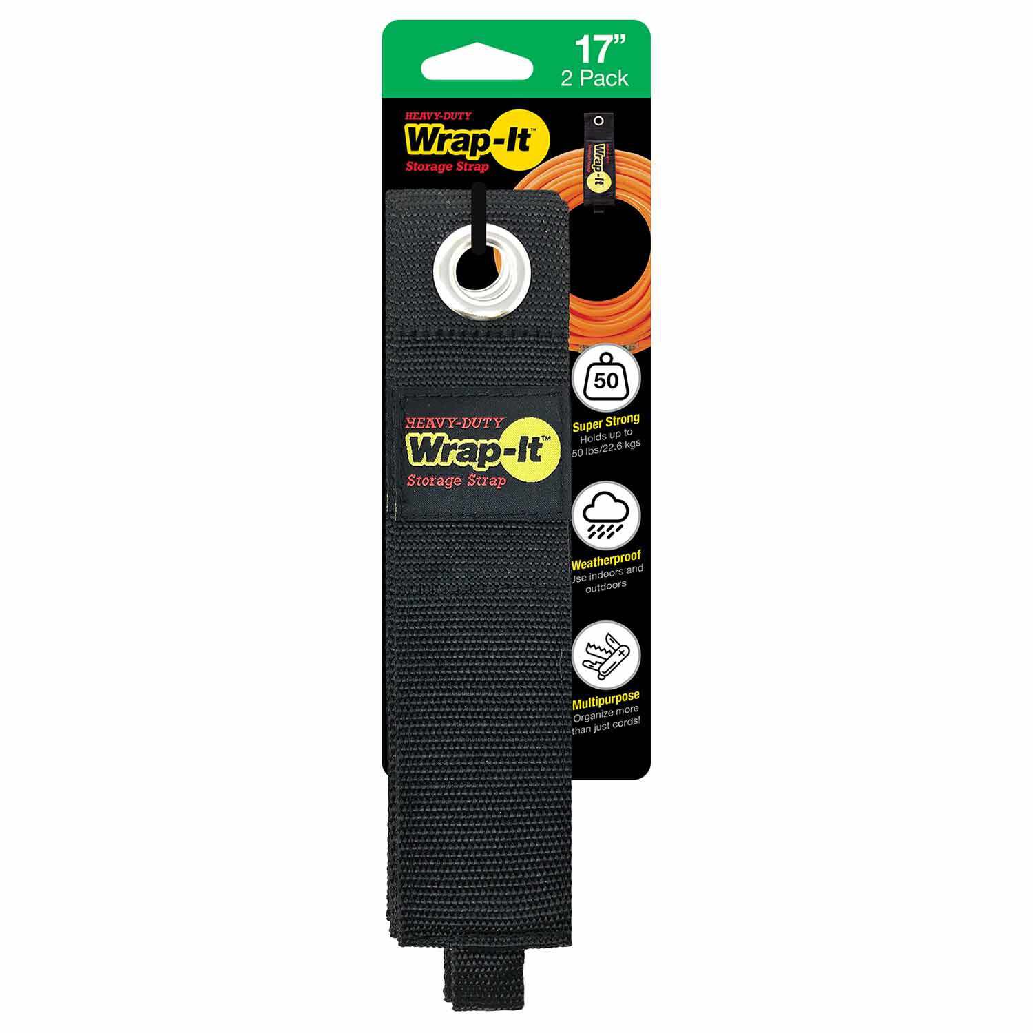 17" Heavy-Duty Storage Straps, 2-Pack