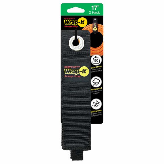 17" Heavy-Duty Storage Straps, 2-Pack image number 0