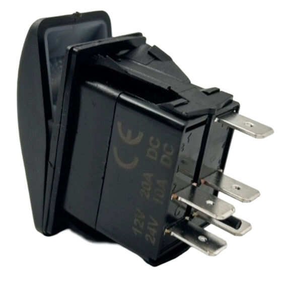 Contura Switch, One LED, Off/On, DPST image number 1