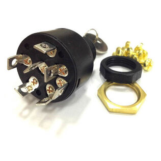 4-Position Push To Choke Magneto Ignition Switch,  Accessory-Off-Run-Start