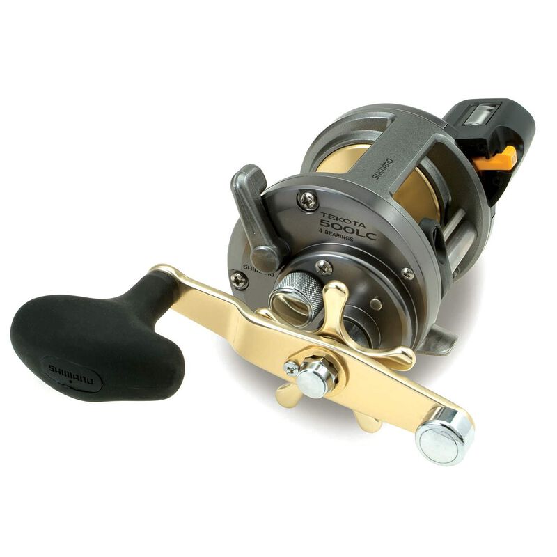 SHIMANO Tekota TEK500LC Level Wind Conventional Reel with Line Counter