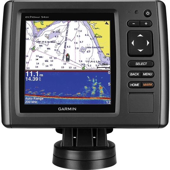 echoMAP&trade; 54dv Chartplotter/Sonar Combo with DownV&uuml; Scanning Sonar image number 1