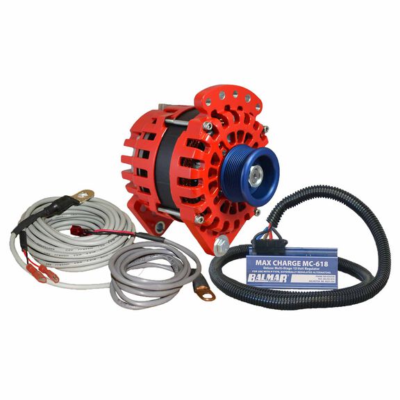 XT-Series 90 Amp/24 Volt DF,J10 Alternator Kit with Max Charge Regulator image number 0