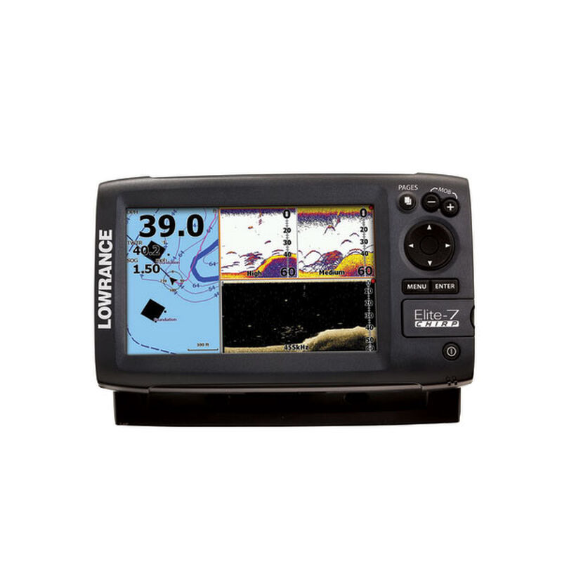 LOWRANCE Elite-7 CHIRP Fishfinder/Chartplotter Combo, without Transducer