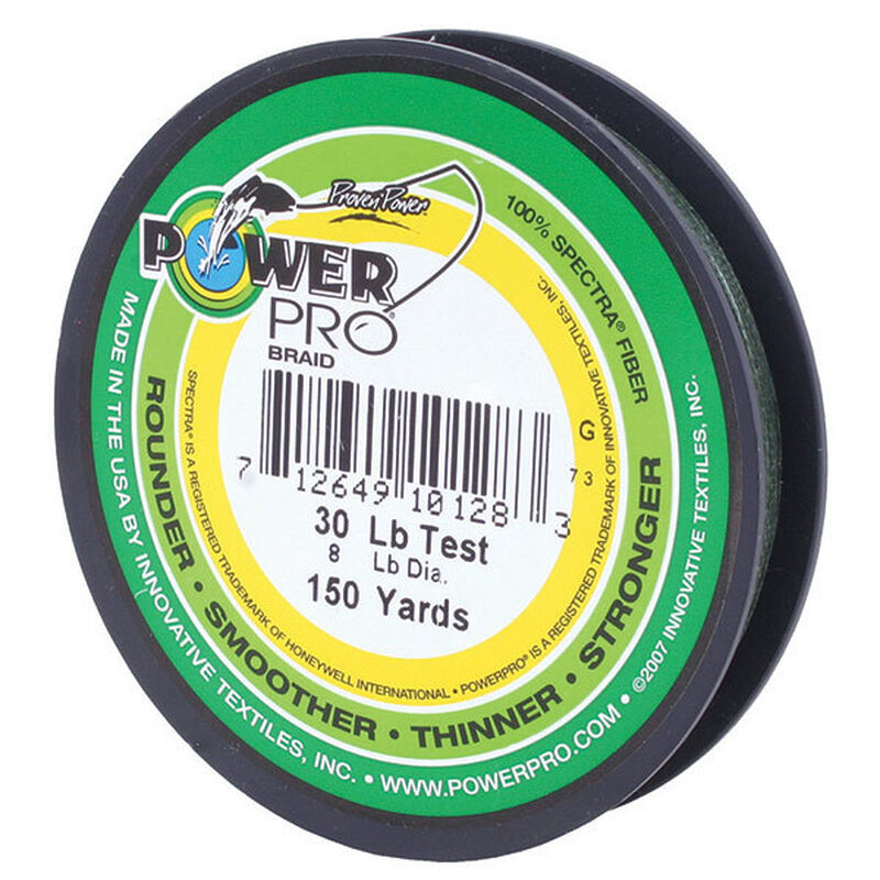 POWER PRO Spectra Braided Fishing Line, 30Lb, 150Yds, Green