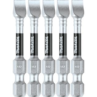 Impact XPS&reg; #8 Slotted 2" Power Bit, 5-Pack